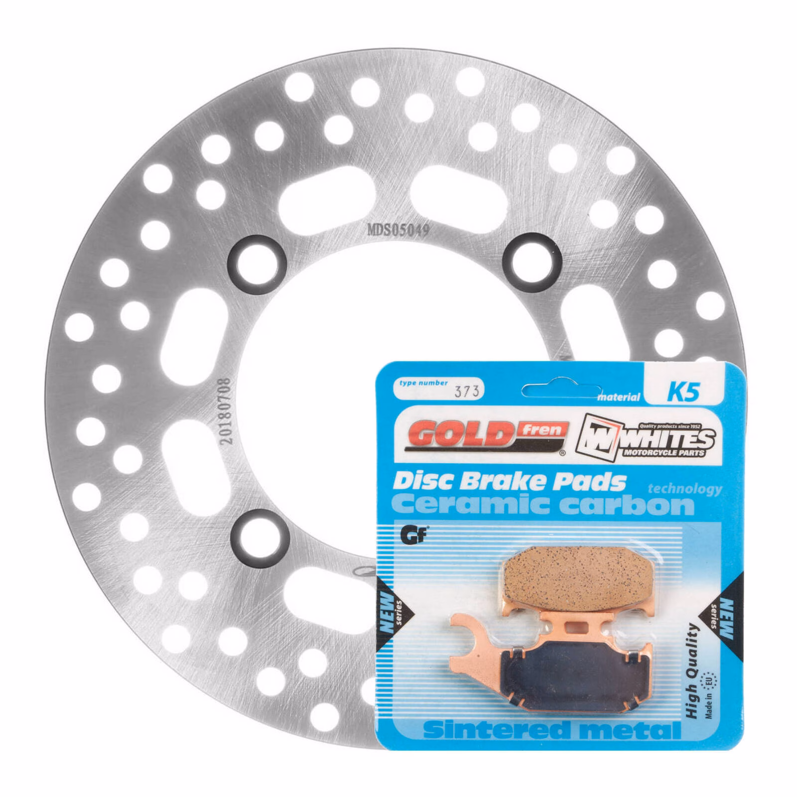Brake Disc & Pad Front Kit - Suzuki LTA500X, LTA750X - Left - Image 1