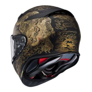Shoei NXR2 Fearless Road Helmet TC-5 Black/Gold - Image 2