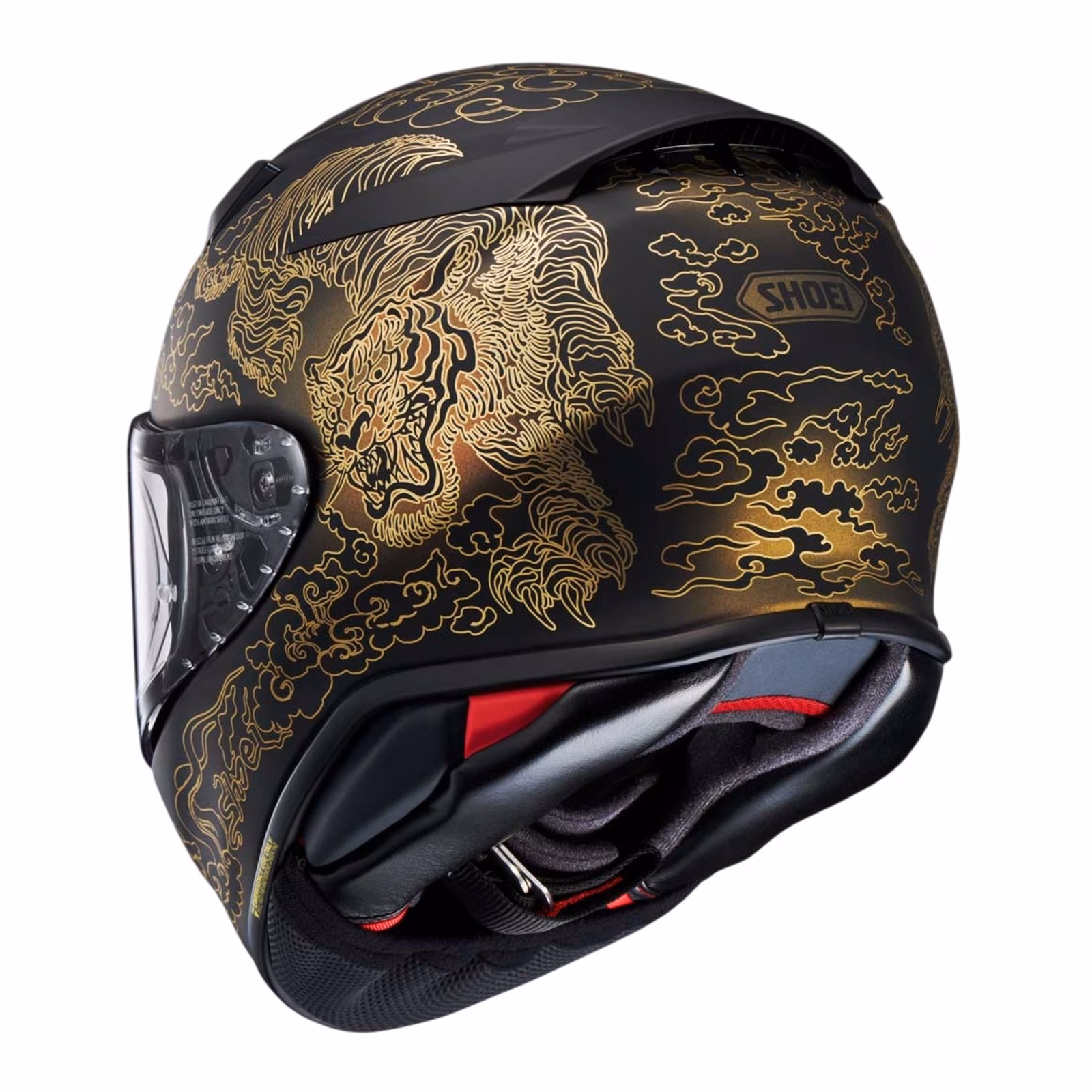 Shoei NXR2 Fearless Road Helmet TC-5 Black/Gold - Image 2