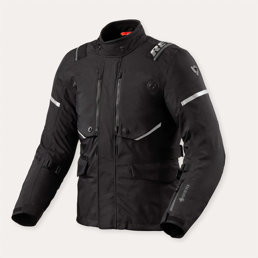 REV'IT! Vertical GTX Road Jacket Black-Silver