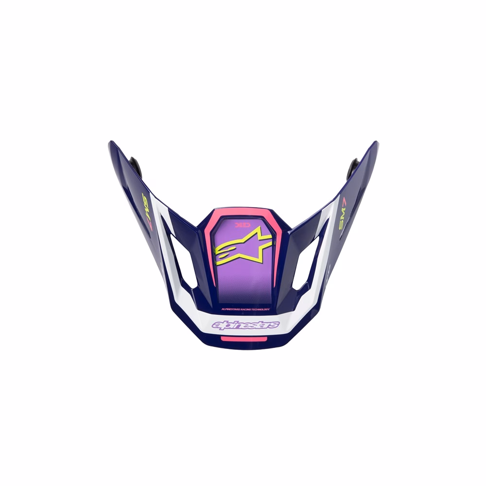 Alpinestars S-M7 Deed Visor Purple/Pink Gloss