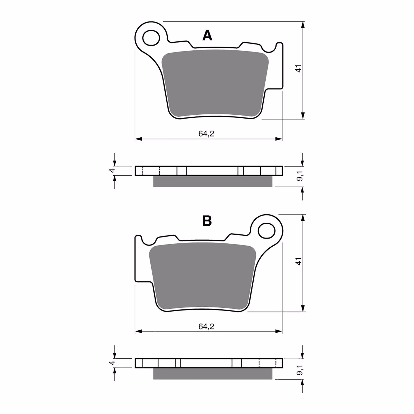 GOLDfren Brake Pads - K5 Off-Road Racing - Image 2