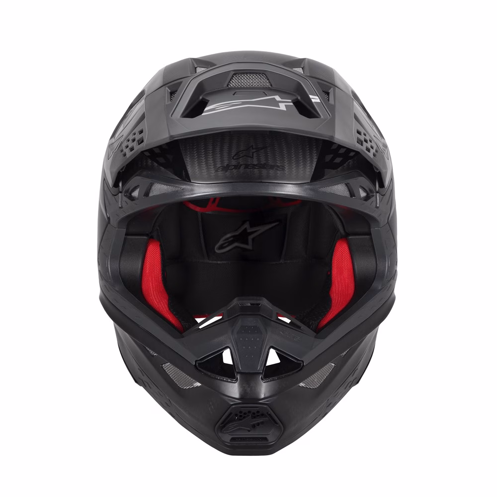 Alpinestars Supertech S-M10 Motocross Helmet Black Carbon Matte/Gloss