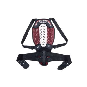 Alpinestars Nucleon Plasma Back Protector With Strap Black/White/Red - Image 1