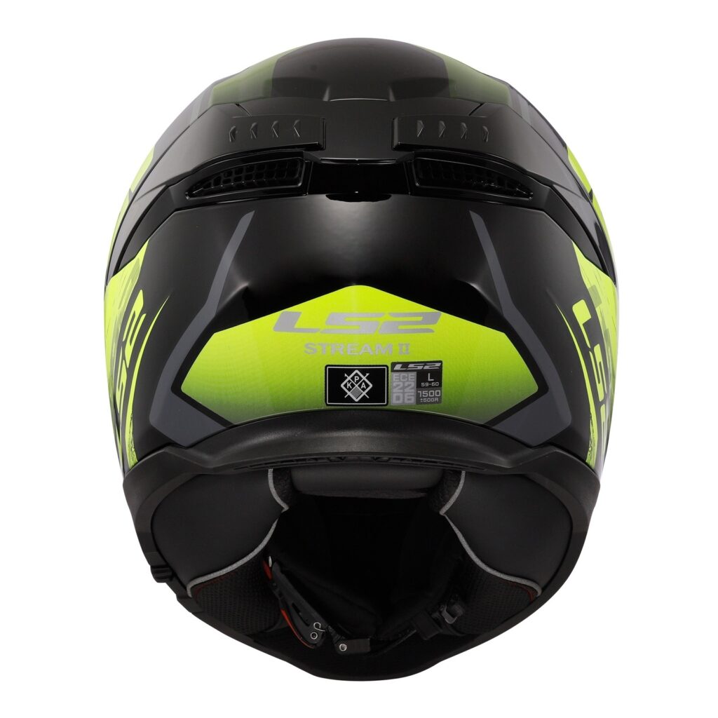 LS2 FF808 Stream II Fury Road Helmet Black / Hi-Viz Yellow