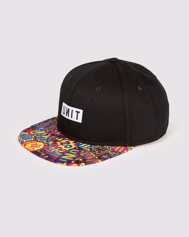 UNIT Fizzle Youth Flat Peak Snapback Cap