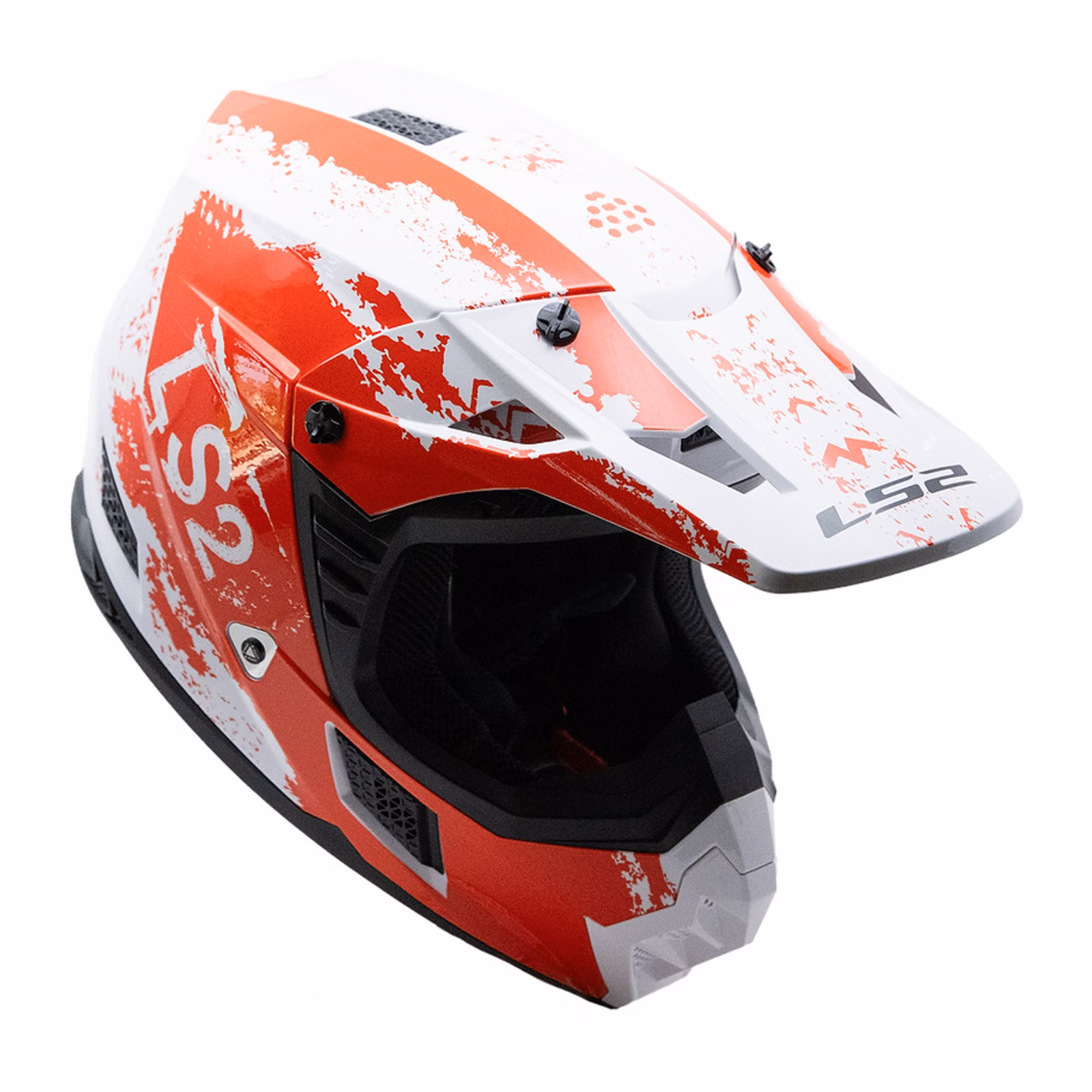 LS2 MX706 Coz Hyde Motocross Helmet Red / White - Image 3