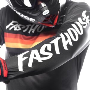 Fasthouse Carbon Force Motocross Jersey Black - Image 6