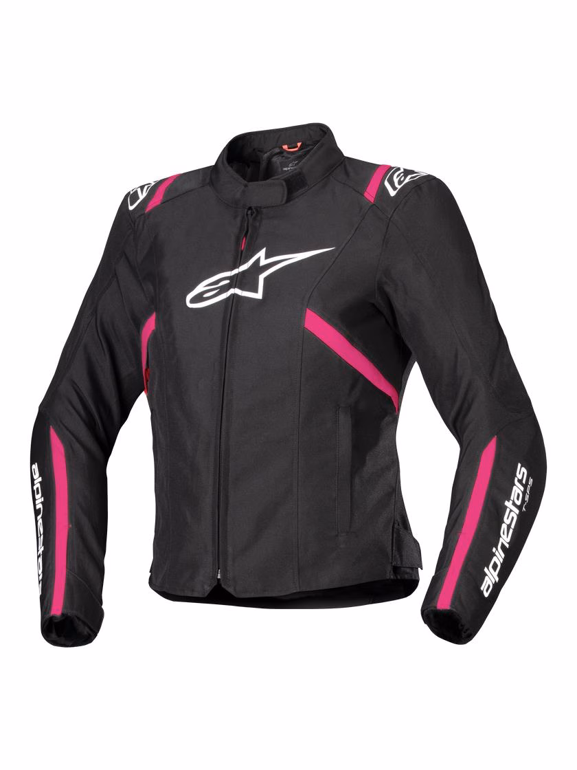 Alpinestars Stella T-SPS v2 WP Road Jacket Ladies Black/White/Diva Pink - Image 2
