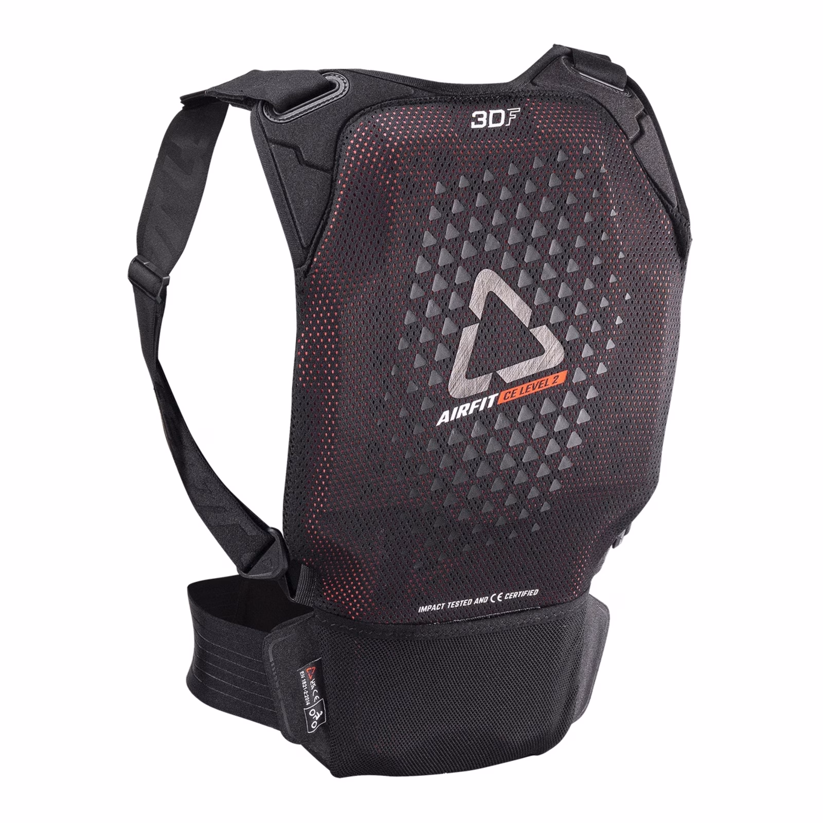 Leatt 3DF AirFit Evo Back Protector Black - Image 2