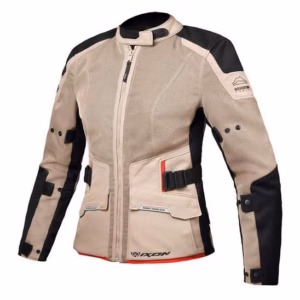 Ixon M-NJORD Road Jacket Ladies Sand/Black/Red - Image 3