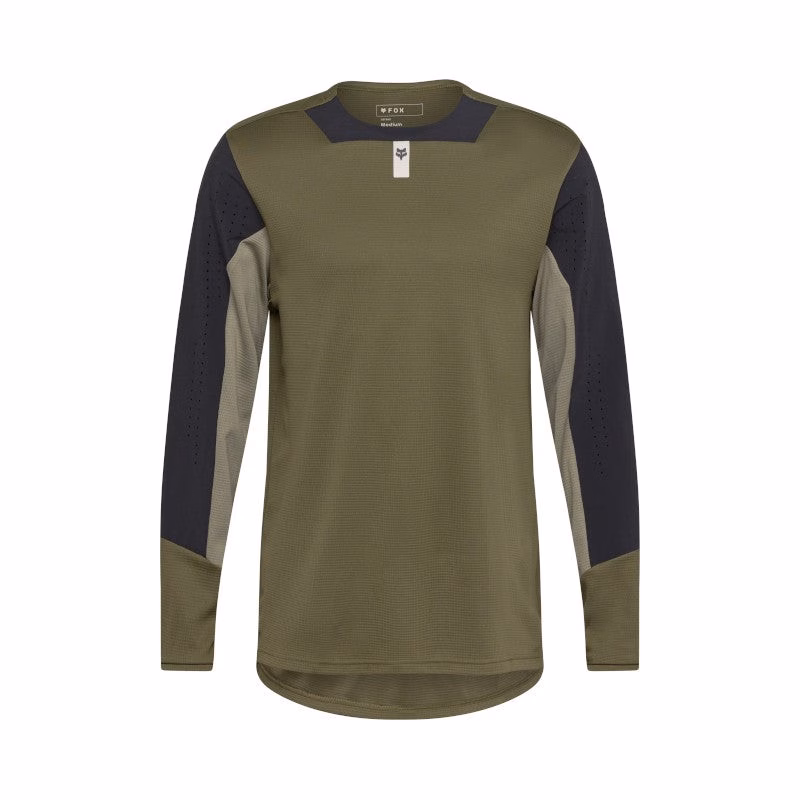 Fox Defend LS Jersey Olive Green