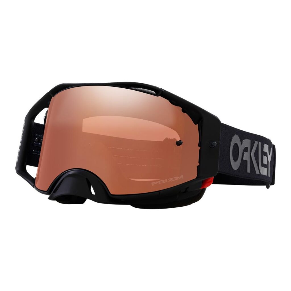 Oakley AirBrake Motocross Goggle Blackout B1B w/ PRIZM Black