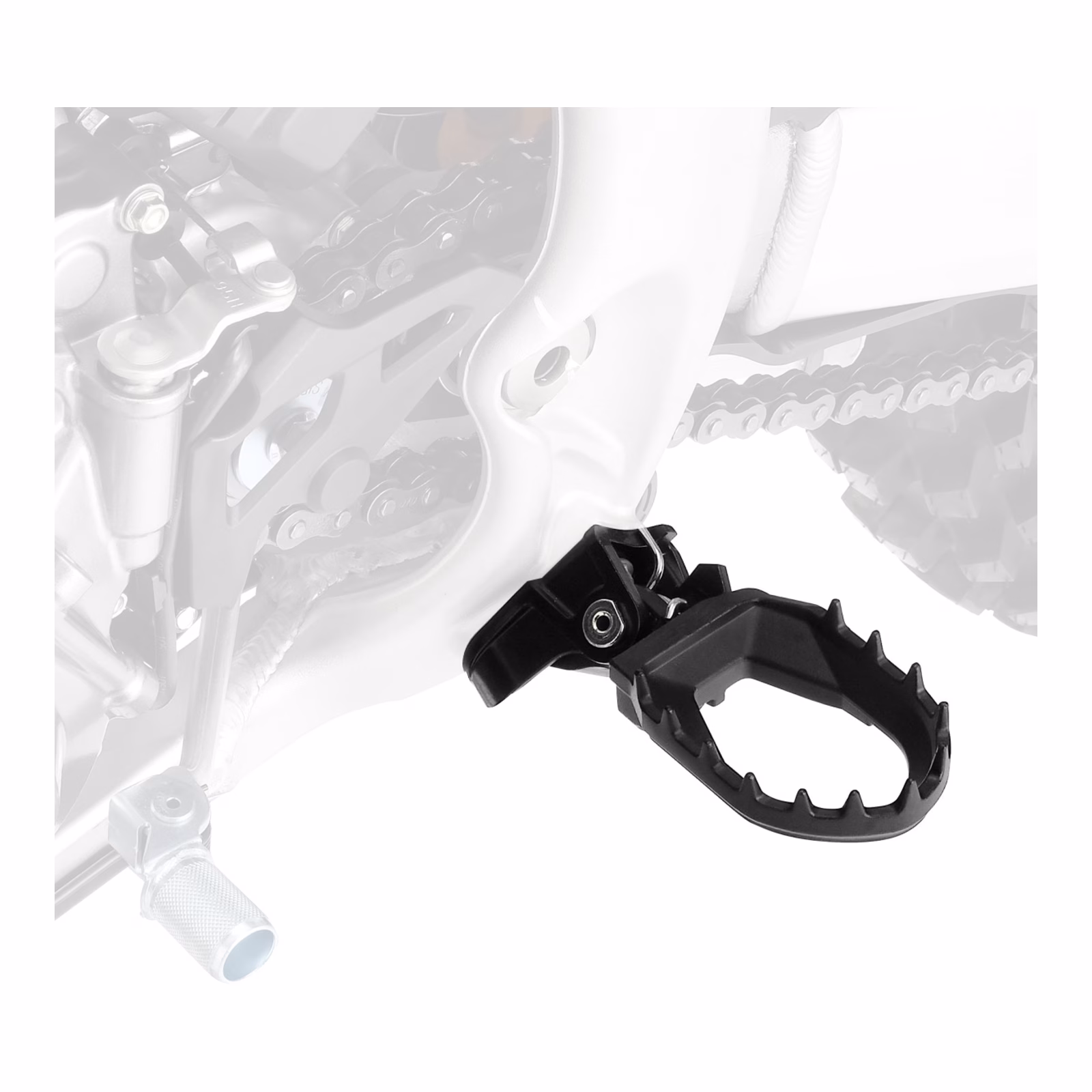 Zeta Max Foot Pegs CRF250R – Black - Image 1