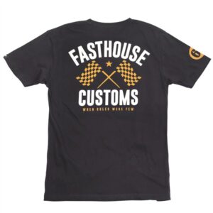 Fasthouse 68 Trick Tee Black/Vintage Gold - Image 1