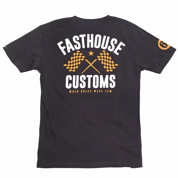 Fasthouse 68 Trick Tee Black/Vintage Gold