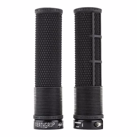 DMR Bendog Deathgrip Flangeless Grips Black Thin