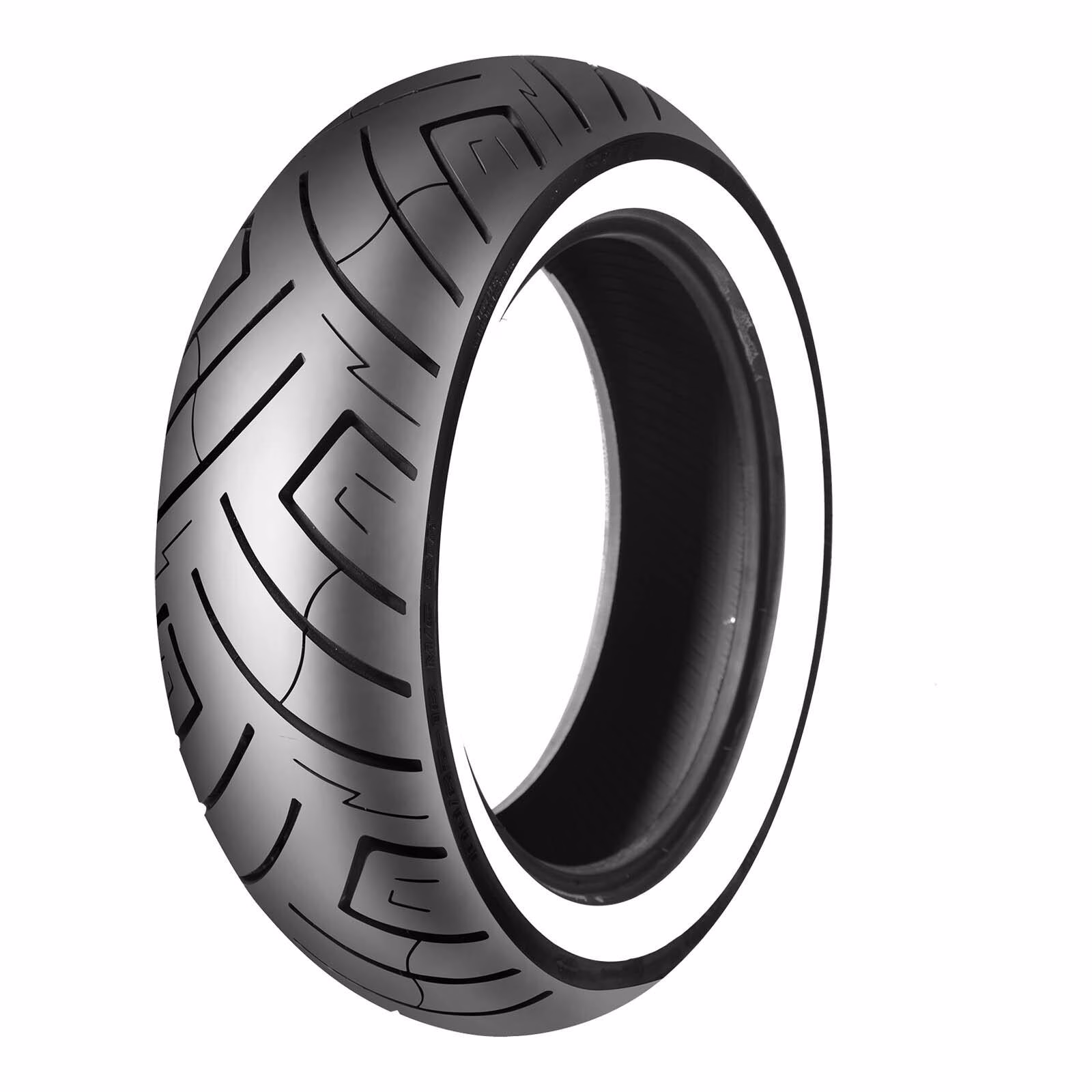 Shinko SR777 Rear Tubeless Cruiser Tyre White Wall 180/65x16 - Image 1