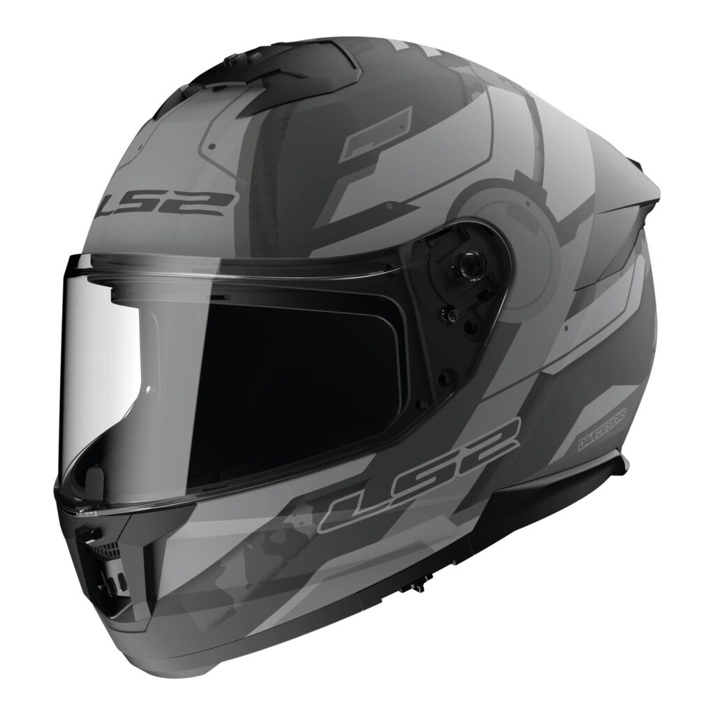 LS2 FF808 Stream II Shadow Road Helmet Matte Titanium / Grey
