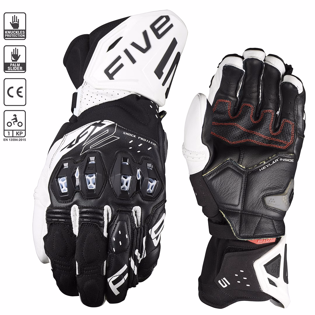 Five RFX2 EVO Road Gloves Black/White - Image 1