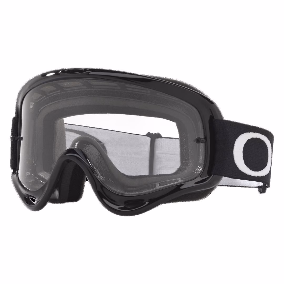 Oakley XS O-Frame Motocross Goggles JetBlack w/ DkGrey & Clear Sand - Image 1