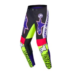 Alpinestars Supertech Limited Edition Dirt Studios Pant White/Purple/Yellow - Image 1