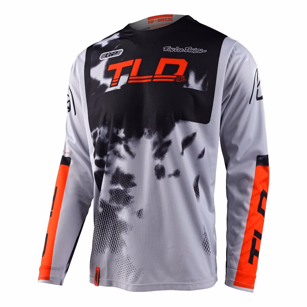 Troy Lee Designs GP Astro Motocross Jersey Light Grey / Orange