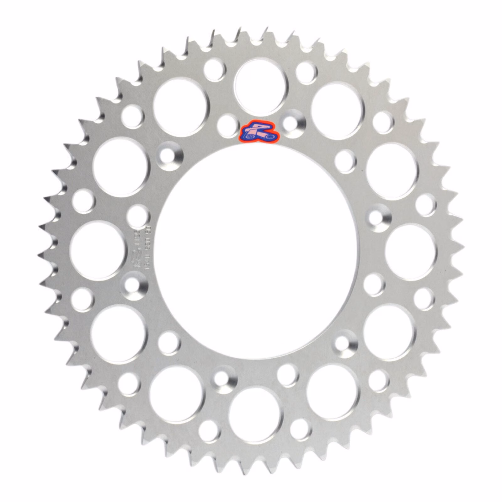 Renthal Sprocket Rear Silver 51T Alloy 7075 T6 Grooved Ultralight - Image 1