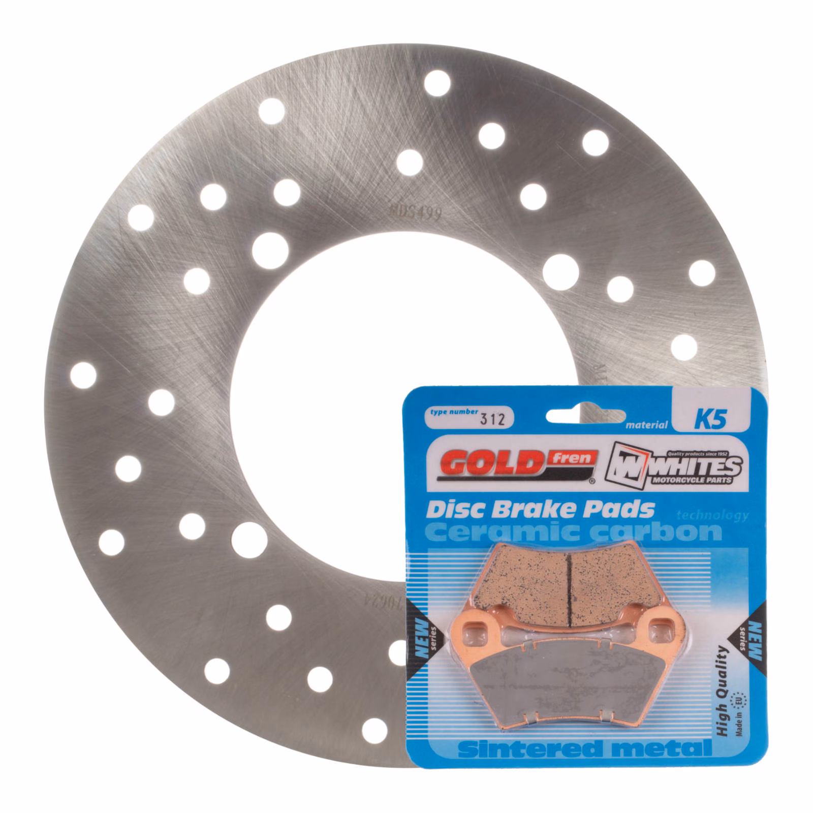Brake Disc & Pad Rear Kit - Polaris Ranger 570 Mid Size '14-'21 - Image 1