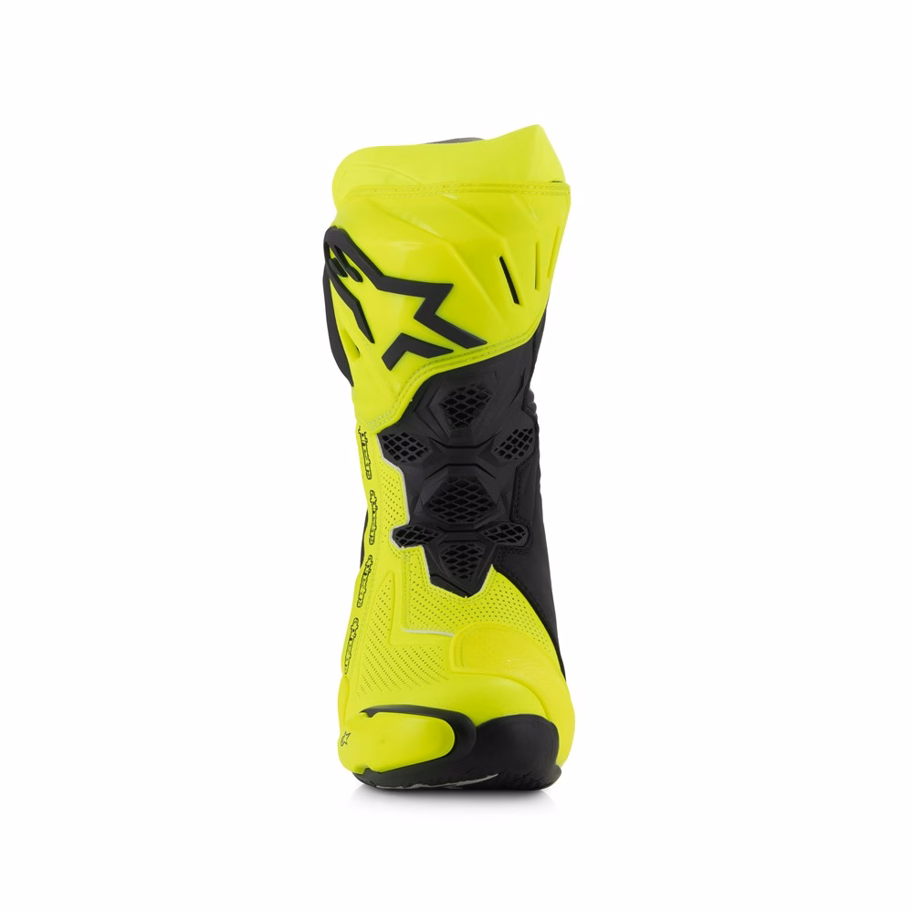 Alpinestars Supertech R Vented Road Boots Yellow Fluoro/Black