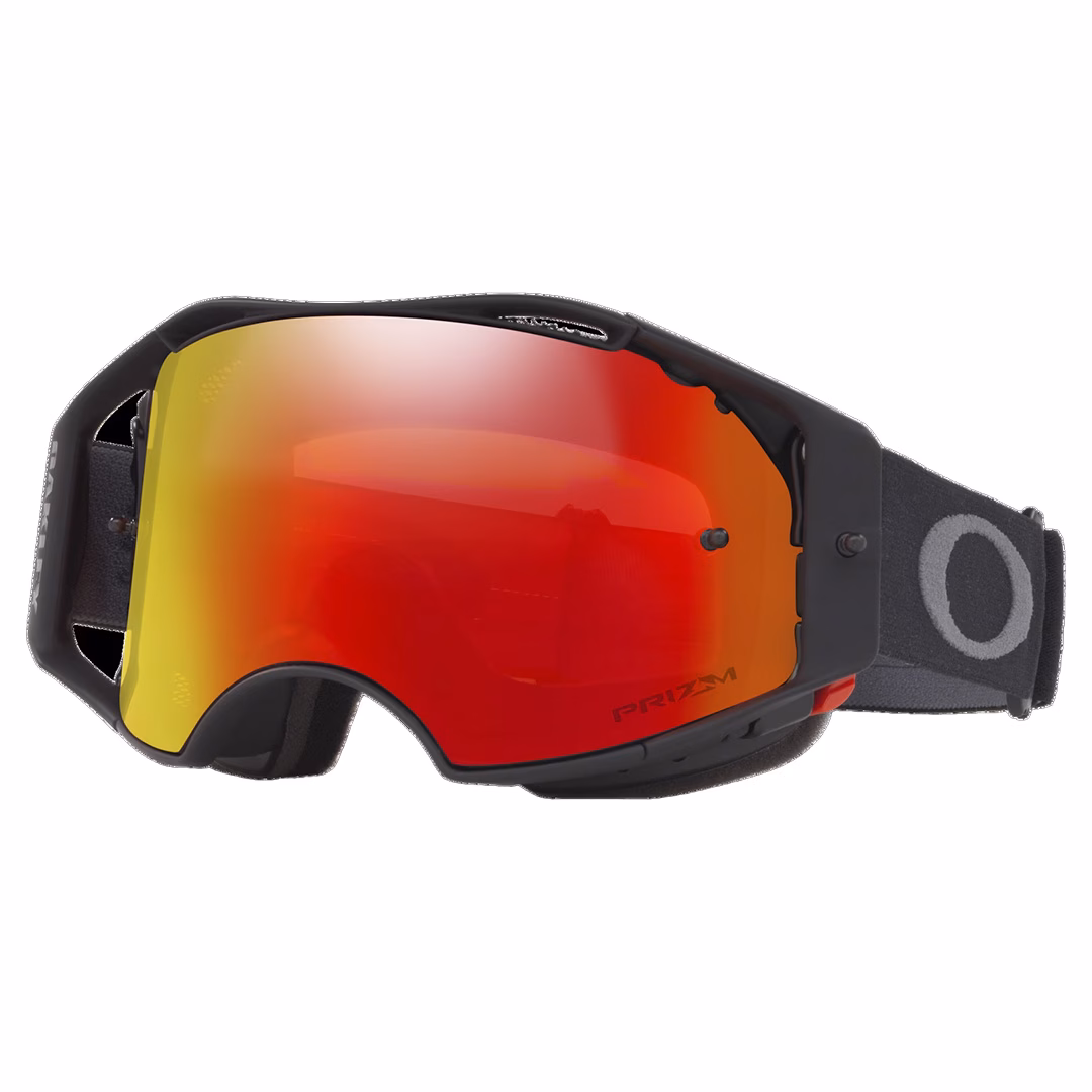 Oakley AirBrake MTB Goggle Blk/Gunmetal w/ PRIZM Trail Torch - Image 1