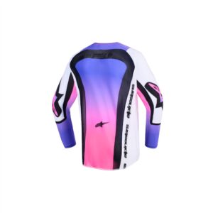 Alpinestars Supertech Vista Motocross Jersey Youth White/Purple/Black - Image 2