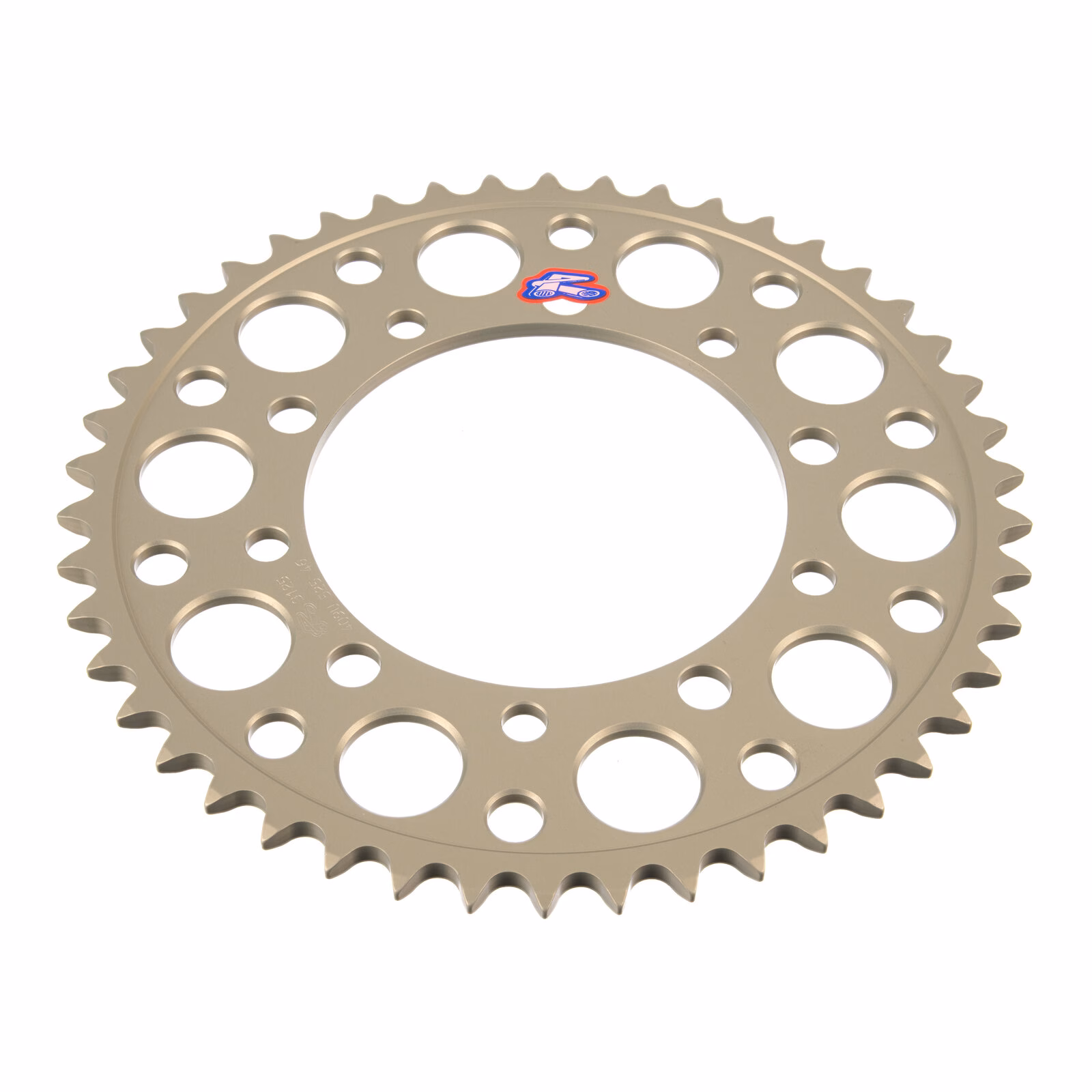 Renthal Sprocket Rear Silver 46t Alloy 7075 T6 Grooved Suzuki - Image 2