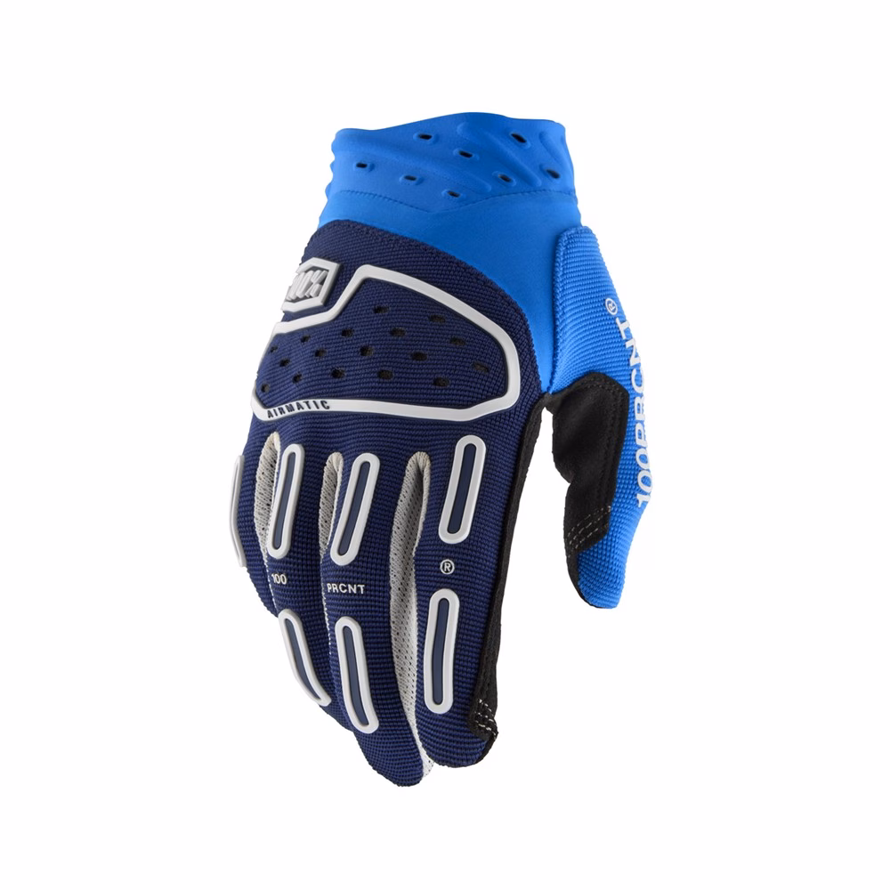 100% Airmatic 2 Motocross Gloves Blue