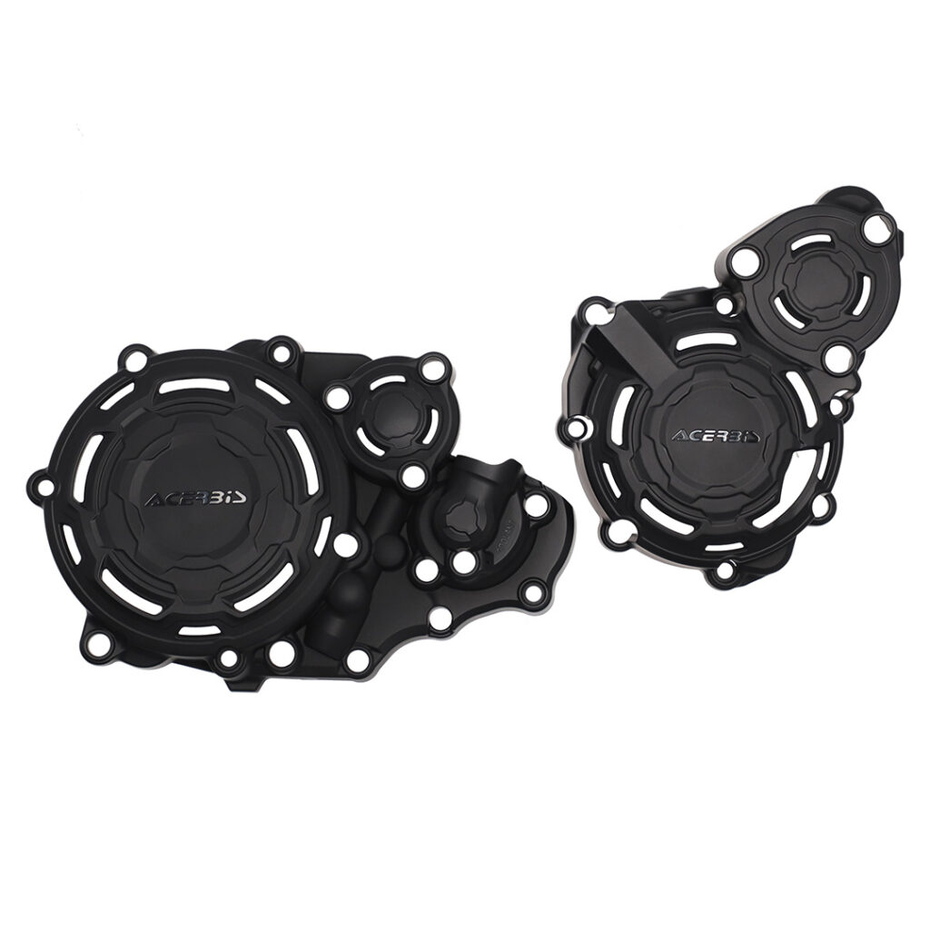 Acerbis X-power Engine Case Cover Kit Black DRZ 400