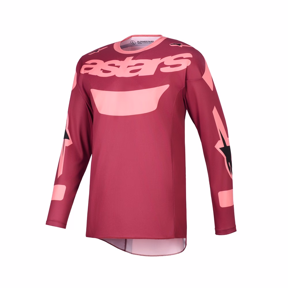 Alpinestars Racer Riway Motocross Jersey Dark Red/Coral