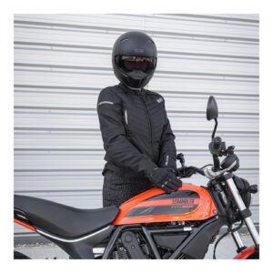 Oxford Valencia 3.0 Waterproof Dry2Dry Women's Textile Road Jacket - Black - Image 6