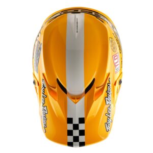 Troy Lee Designs GP Pro Fifty-50 Motocross Helmet White/Gold - Image 6