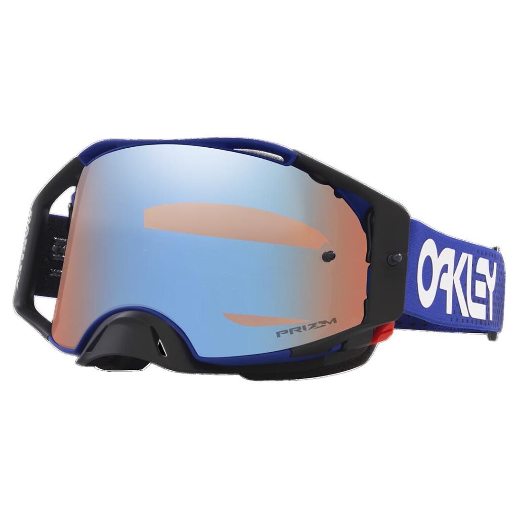 Oakley AirBrake Motocross Goggle Moto Blue B1B w/ PRIZM Sapph