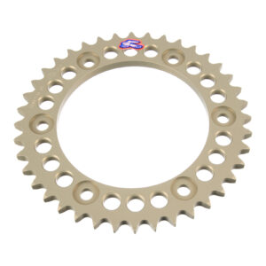 Renthal Sprocket Rear Silver 40T Alloy 7075 T6 Grooved Honda - Image 2