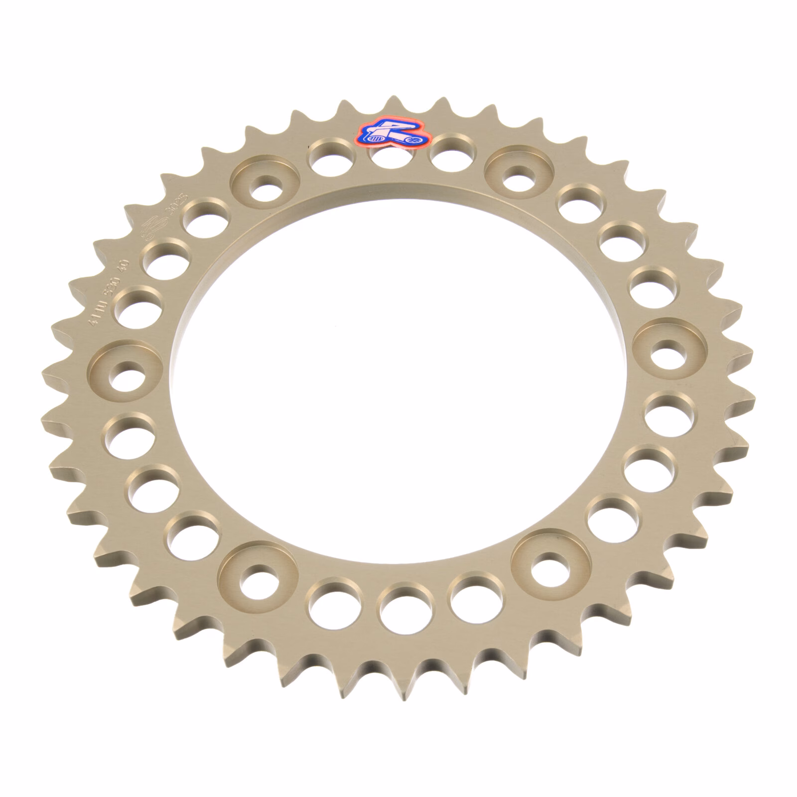 Renthal Sprocket Rear Silver 40T Alloy 7075 T6 Grooved Honda - Image 2