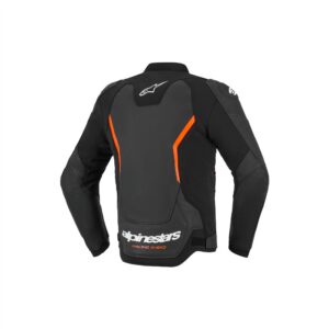 Alpinestars GP Force v2 Leather Road Jacket Black/Red Fluoro - Image 2