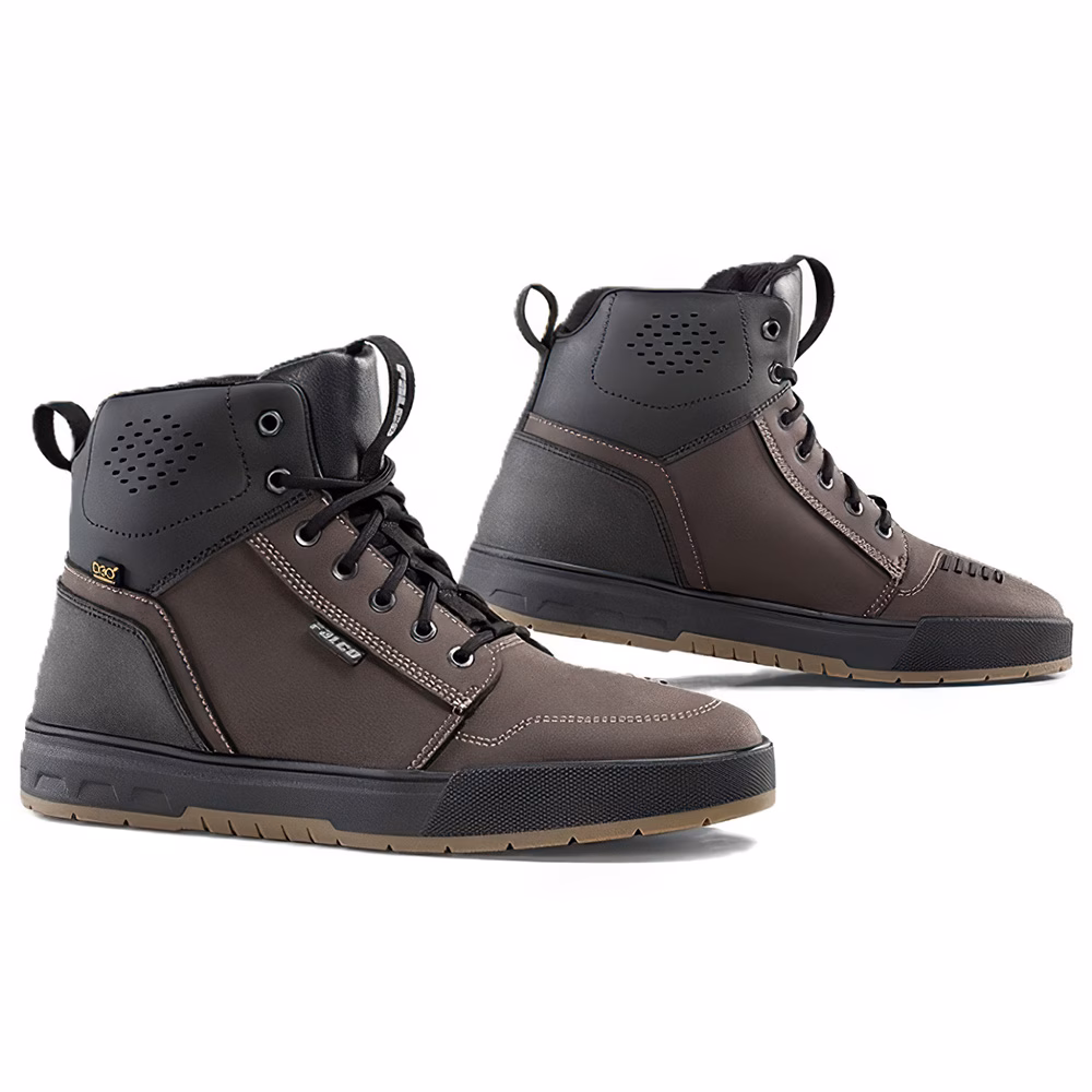 Falco Patrol 2 Motorcycle Boots Dark Brown