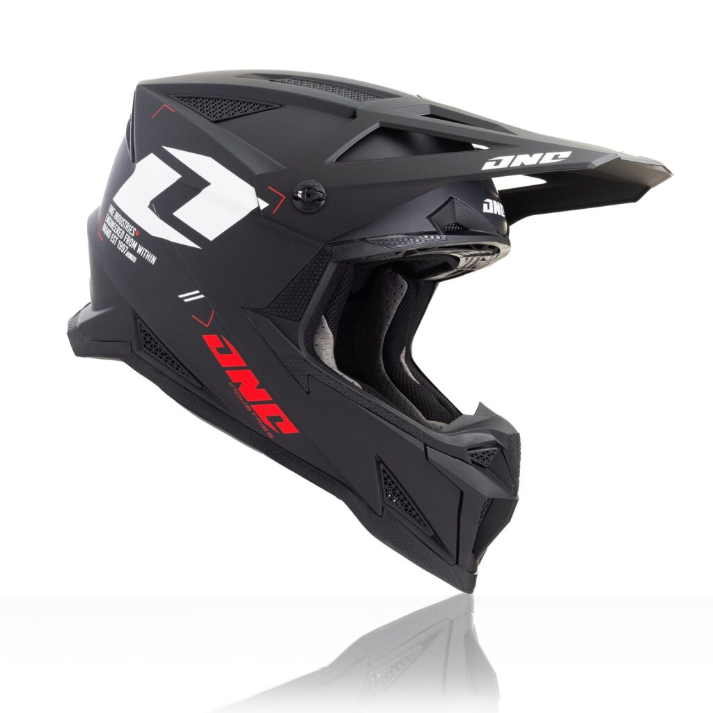 One Industries X-297 Focus Motocross Helmet Black/White