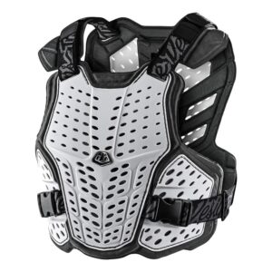 Troy Lee Designs Rockfight Chest Protector Youth White - Image 1