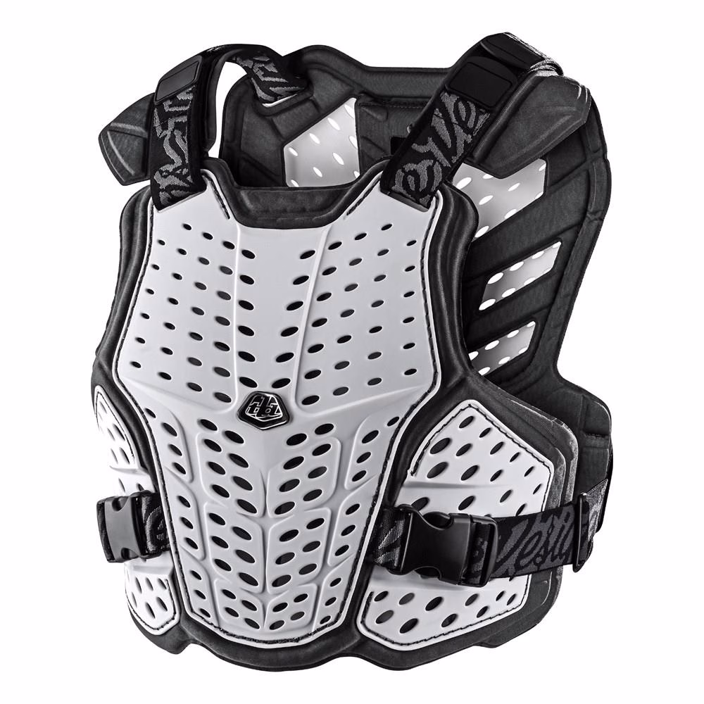 Troy Lee Designs Rockfight Chest Protector Youth White