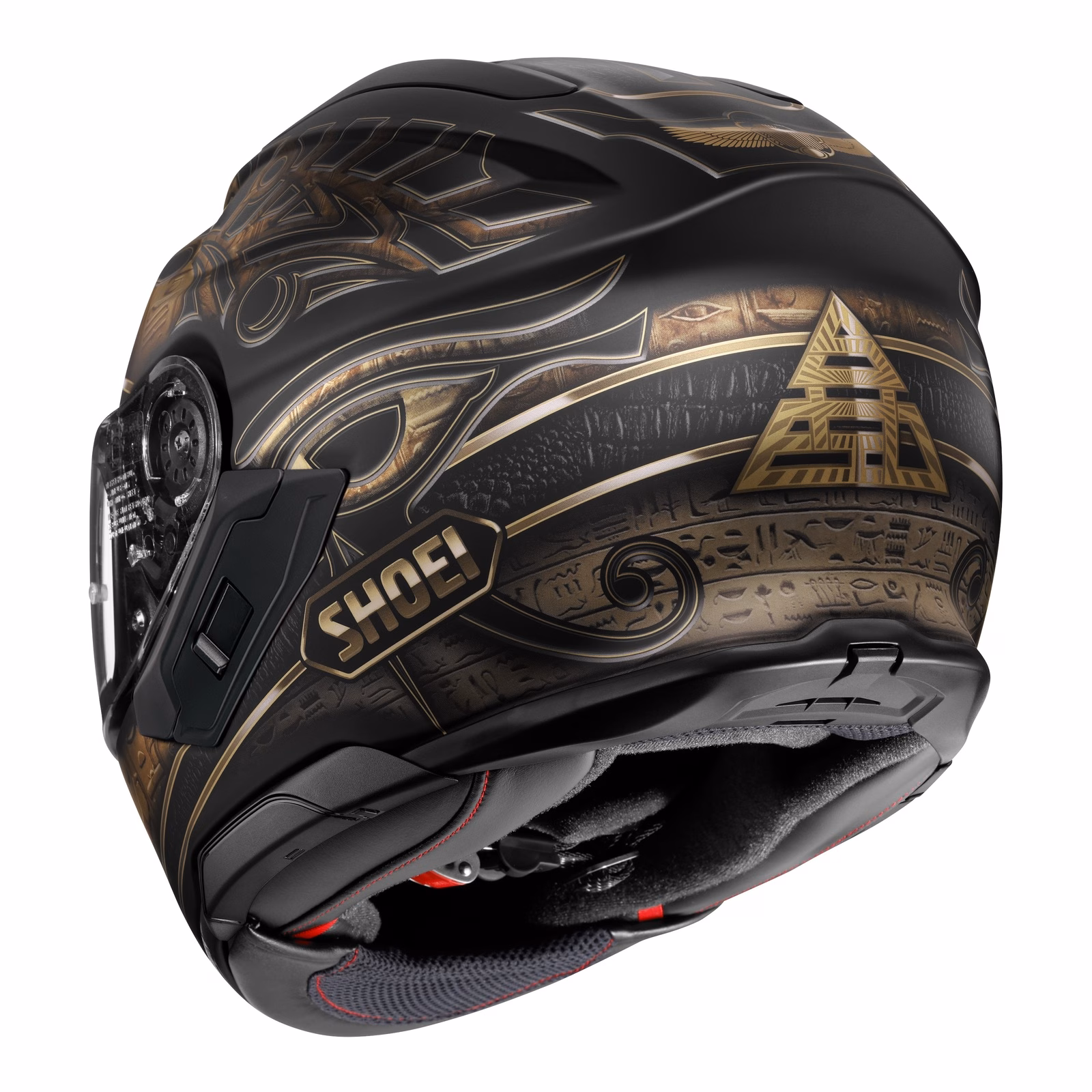 Shoei GT-Air 3 Nile TC-9 Road Helmet Black / Brown / Gold - Image 2