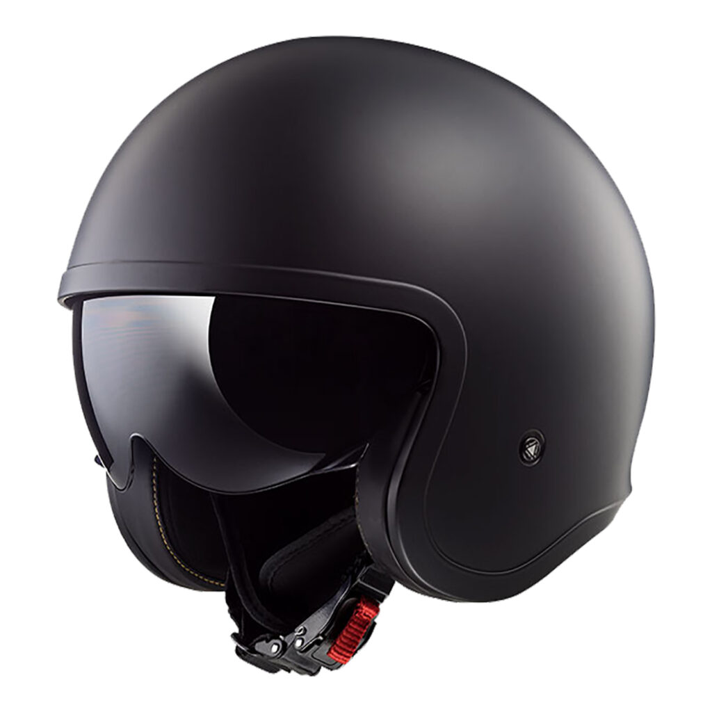 LS2 OF599 Spitfire II Open Face Helmet Matte Black
