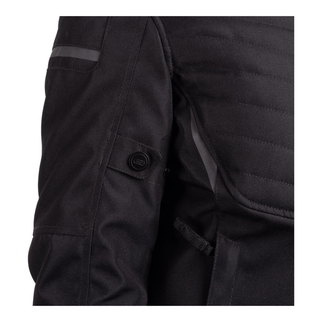 Oxford Valencia 3.0 Waterproof Dry2Dry Women's Textile Road Jacket - Black