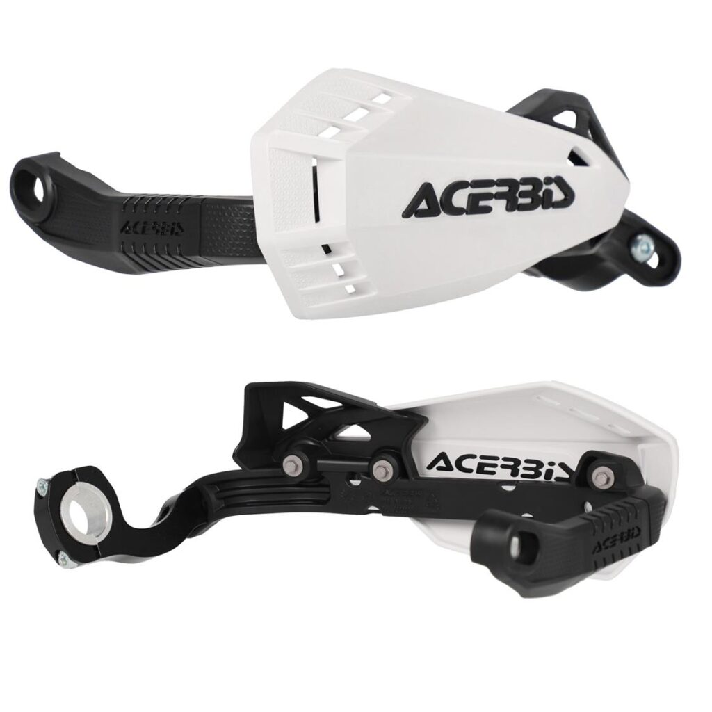 Firstmoto Mini Handguards White/Black Acerbis
